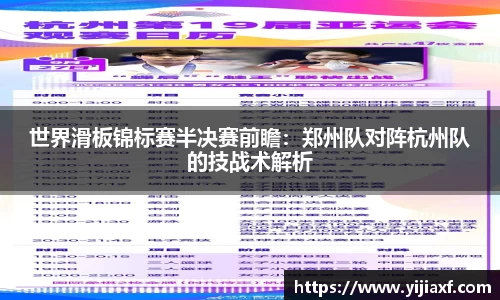 世界滑板锦标赛半决赛前瞻：郑州队对阵杭州队的技战术解析